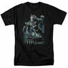 26 Superman Night Fight T Shirt Licensed Comic Book Movie Tee Black Unisex T-Shirt