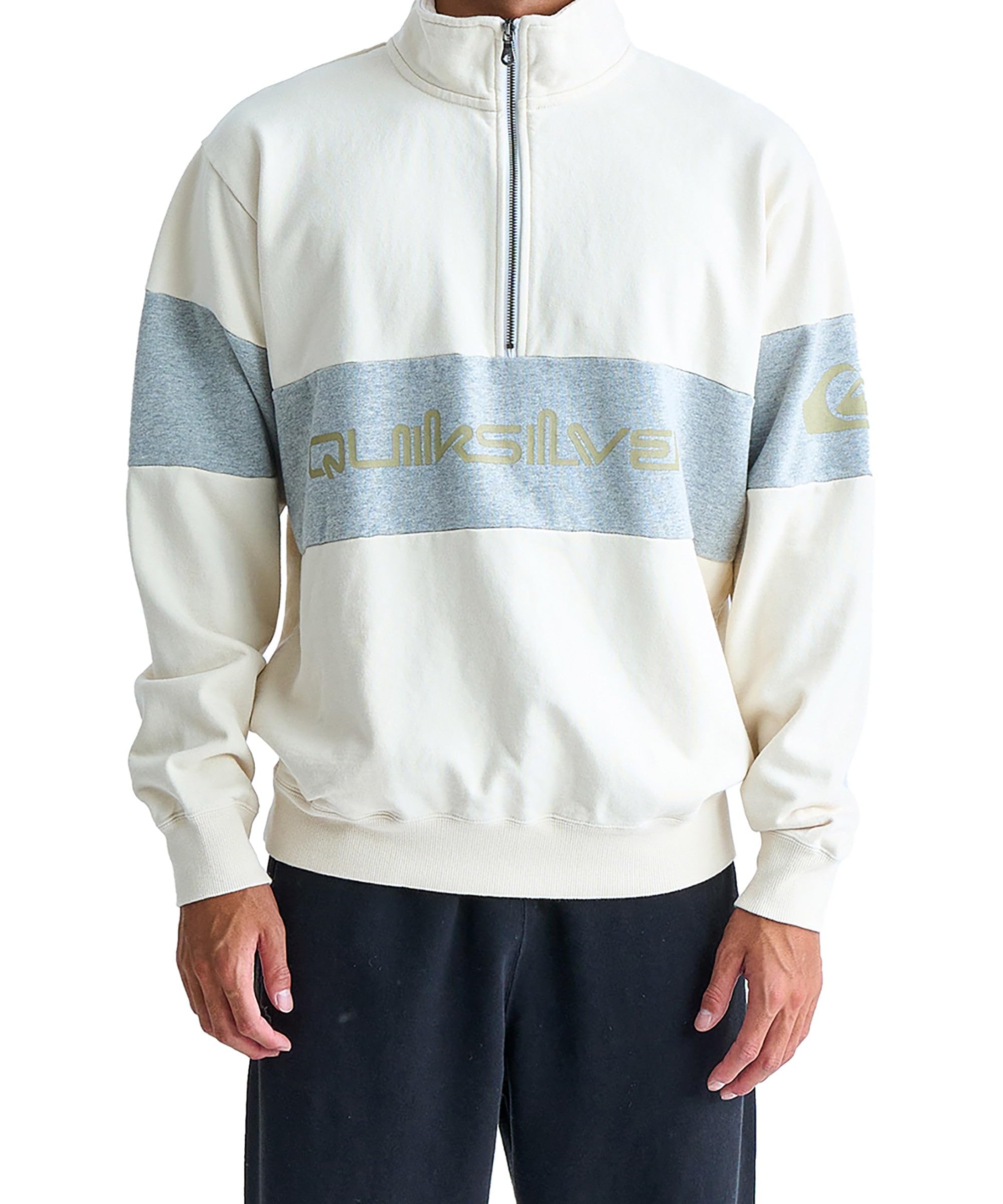 

Big logo loose fit half-zip sweatshirt