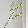 Sztuczny Kwiat Frezji 29.5 Cala Realistyczny Sztuczny Kwiat Storczyka Realistyczny w Dotyku Sztuczne Gałązki Phalaenopsis na Wesele Imprezę Wystrój Domu