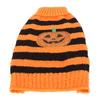 Halloween Dog Sweater Autumn Winter Stylish Cute Soft Stretchy Pumpkin Striped Pet Dog Sweater for