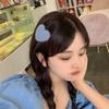 Plush Duckbill Heart Hairpin Birthday Spring Girl Headwear Party Hair Clip