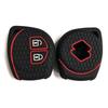 Silicone Remote Car Key Case Cover Remote Key Fob Auto Remote Key Case Accessories Car Key Fob 2 Buttons