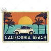 Beach Tin Sign Plaque Metal Vintage Summer Metal Wall Sign Beach Decor for Beach Bar Beach House Seaside Decorative Plate