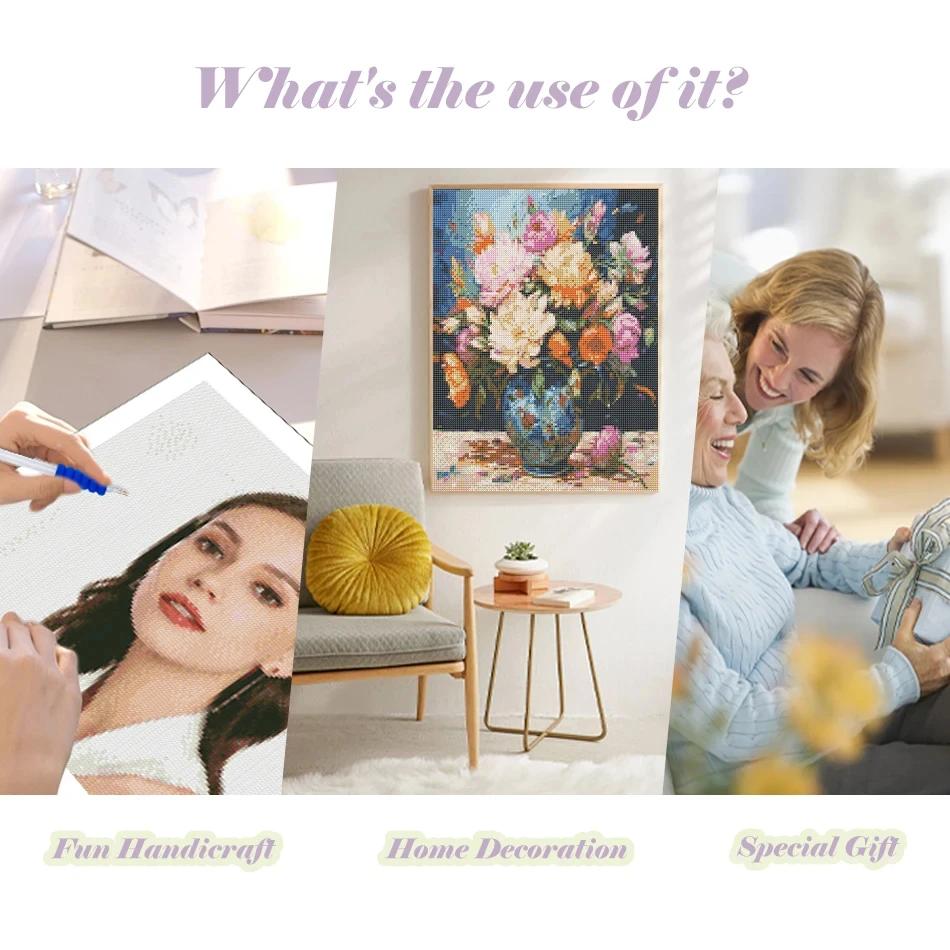 5D DIY Diamond Painting Kit, Korean Handsome Guy Figure, Full Round Drill Diamond Art Kit, Art Gift, Home Wall Decor - 11.8x15.7 Inches