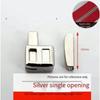 Metal Resin Nylon Zipper Repair Kit Single Double Open Zipper Insert Box Bottom Base DIY  Replacement  Accessories  Set
