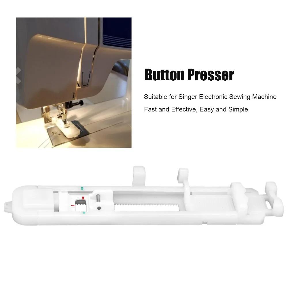 Plastic Buttonhole Presser Foot Multifunctional Professional Automatic Buttonhole Foot White for Brother Multifunctional Machine