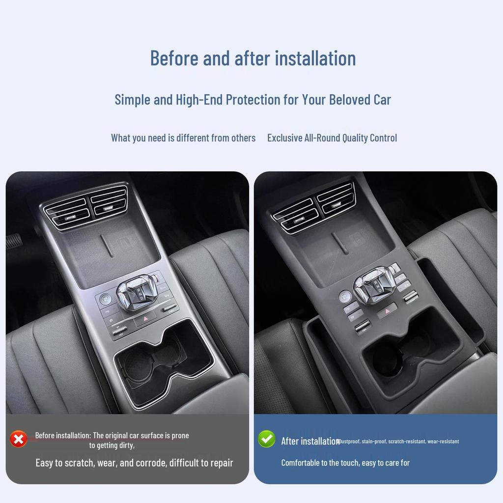 BYD Song Pro Silicone Console Mat with Wireless Charging Anti-Slip Feature