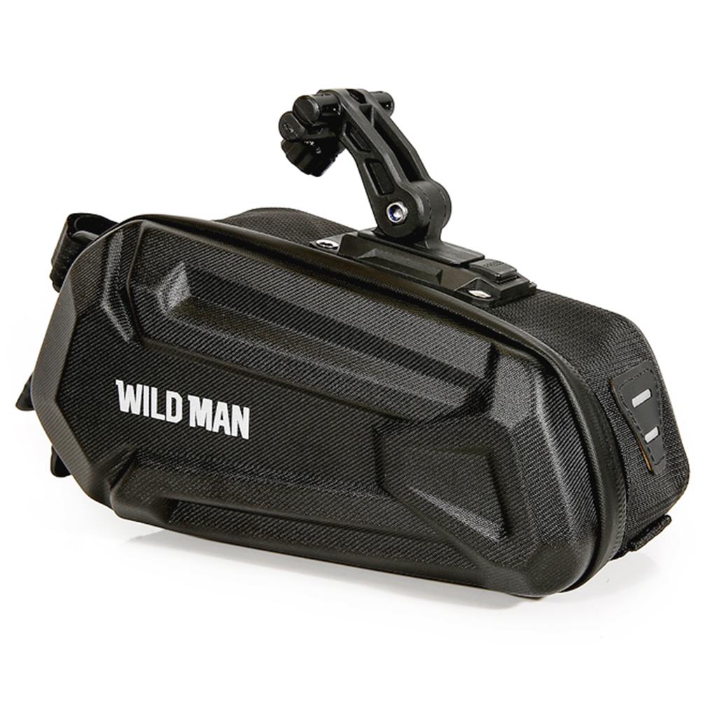 

1,2 л Велосипедная сумка под седло ПУ ЭВА Жесткий корпус Велосипедная сумка Большая емкость Жесткий корпус Подсумок Можно повесить задние фонари Аксессуары для горного и шоссейного велосипеда