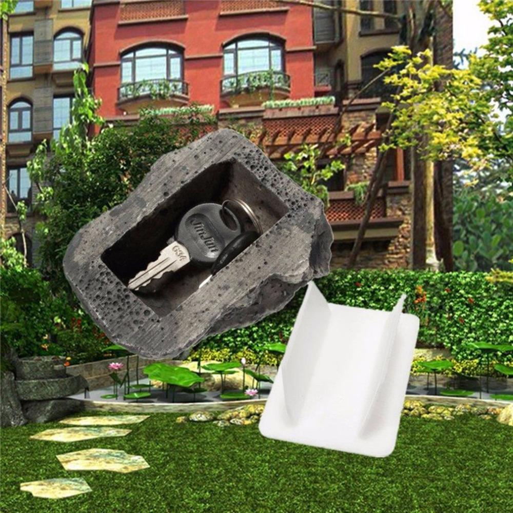 Cassaforte di Sicurezza Rock In Stone Contenitori di Stoccaggio Cassetta di Sicurezza Scatola Chiavi di Ricambio da Esterno Mini Armadietto Dropshipping Ingrosso Caldo