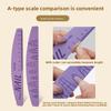 Washable wear-resistant nail file strips, polished manicure with scale, nail buffer strips, manicure tools