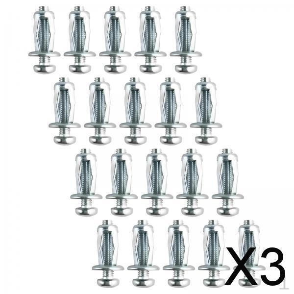 

3x 20 шт. Гайки-заклепки для металевого пелюсткового гвинтового інструменту Різьбові вставки Розширювальна трубка Анкер