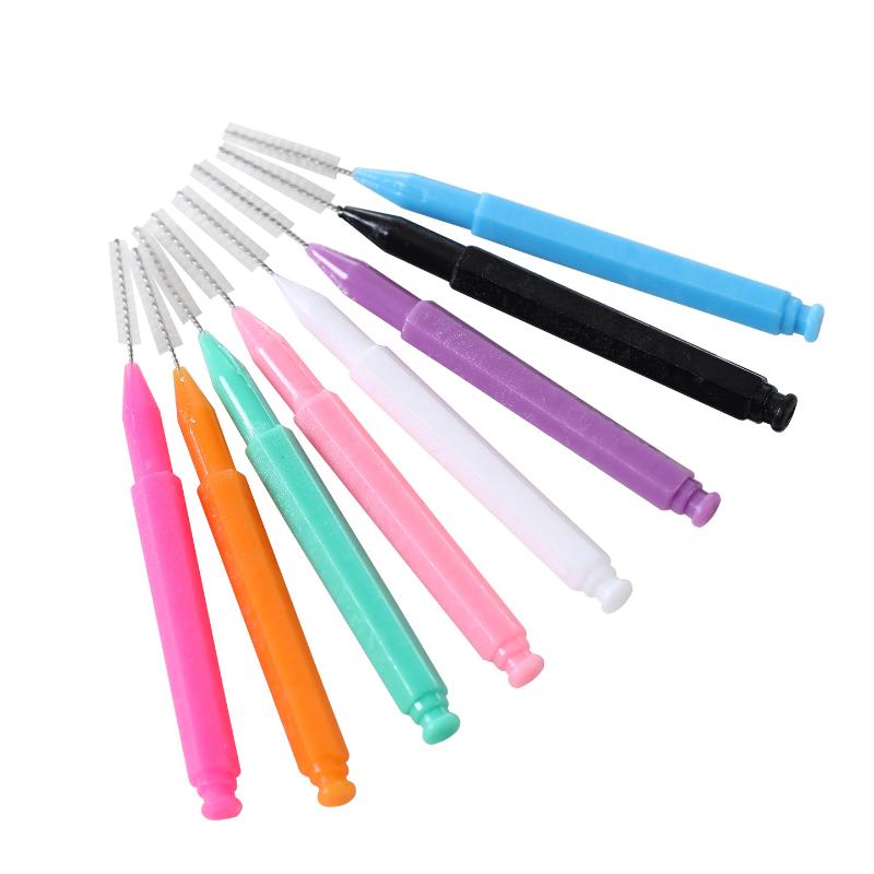 30Pcs I Shaped Interdental Brush Orthodontic Correction Tooth Gap Brush Teeth Braces Cleaning Soft Bristles