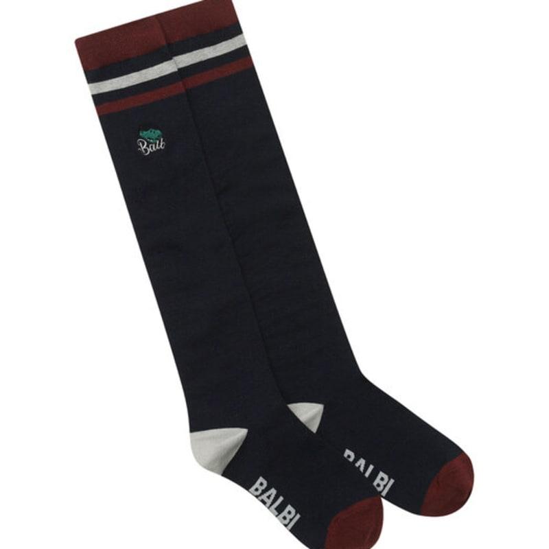 BALBI Green Crocodile Embroidered Graphic High Knee Socks