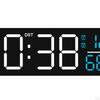 Digital Alarm Clock Desk Clocks Decorative Large Numbers LED Display for Table Home