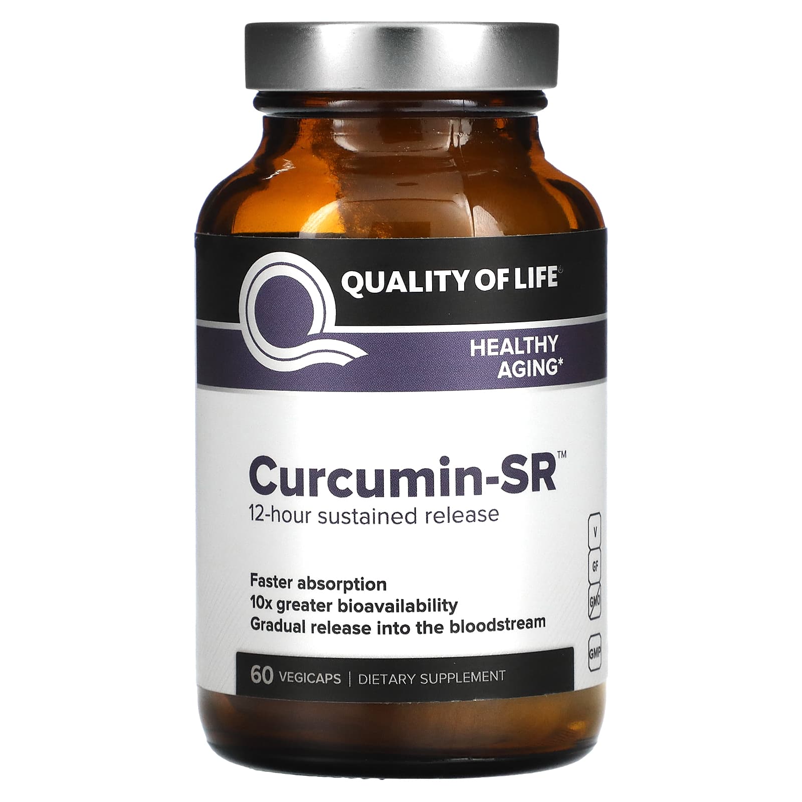 

Quality of Life, Curcumin-SR, 60 Veggie Caps