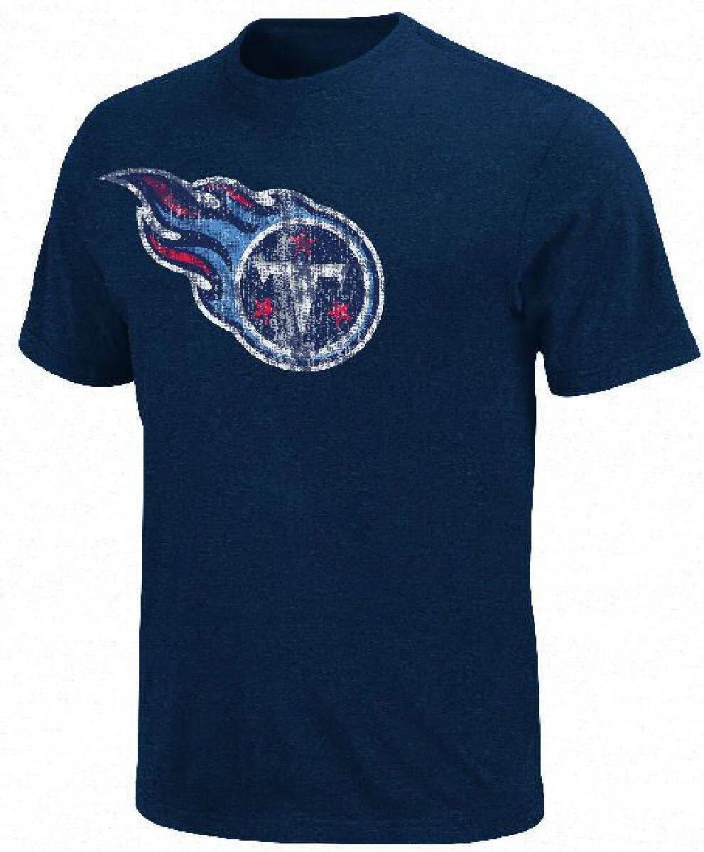

Tennessee Titans Men s Blue Vintage Logo 3 Short Sleeve T shirt (Small) 2XL