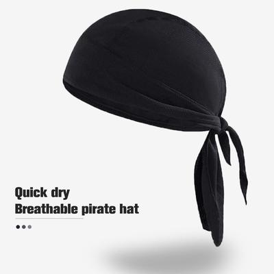 Schnelltrocknende Reine Radmütze Kopftuch Sommer Herren Laufen Fahren Bandana Kopftuch Piratenmütze Stirnband Herren Kopftuch