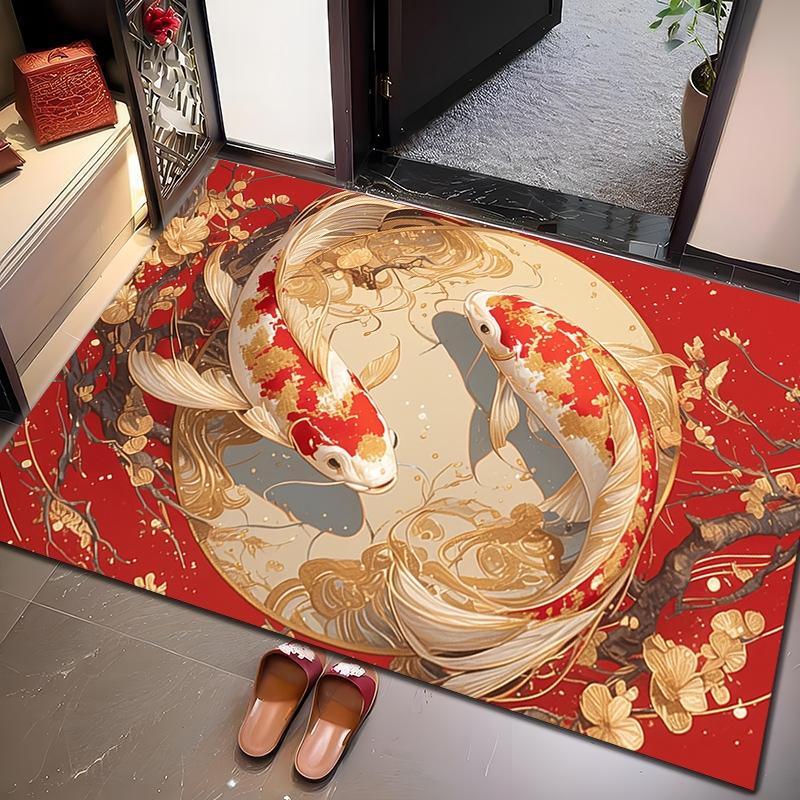 

Gureide Premium Koi Blessing Anti-Slip Floor Mat