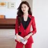 Women's White Suit Set - 2026 Spring/Autumn Professional Goddess Style High-End Jacket