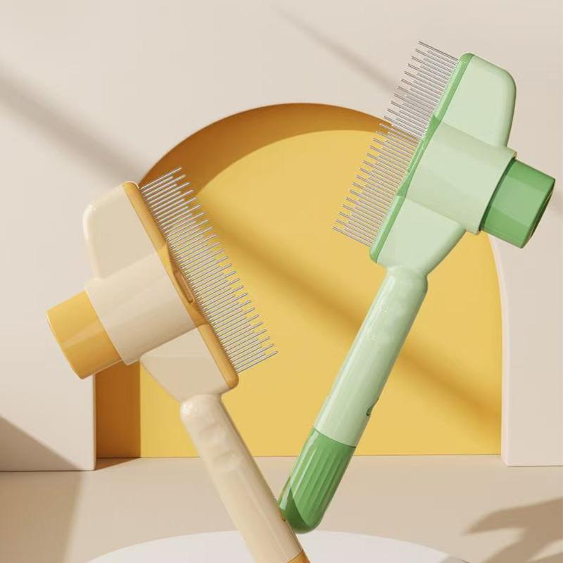 Dog Comb Pet Hair Remover One Button Dogs Brush Cat Brush Massage Combs Dog Grooming Brushes Tool Pet Supplies