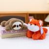 Cartoon Capybara Plush Toys West Highland Dog Home Panda Ornaments Car Fox Ornaments Office Sloth