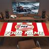 Custom Name PSV Eindhoven Mouse Pad Large Gaming Table Cushion Non-slip Laptop Tablet Big Mousepad XXL Mat Mini PC Playmat With Lock edge_XIA