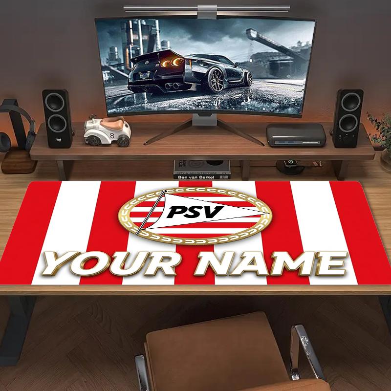 Custom Name PSV Eindhoven Mouse Pad Large Gaming Table Cushion Non-slip Laptop Tablet Big Mousepad XXL Mat Mini PC Playmat With Lock edge_XIA