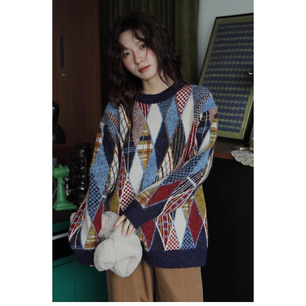 2026 Autumn Winter New Women Sweater Pullover Knitting Fashion Lady Tops Loose Casual Clothing Long Sleeve Shirt