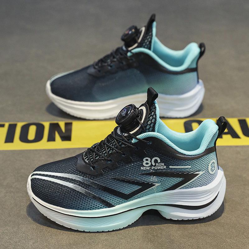 New summer children's running shoes lightweight sports shoes breathable hollow mesh primary school physical education boys and girls