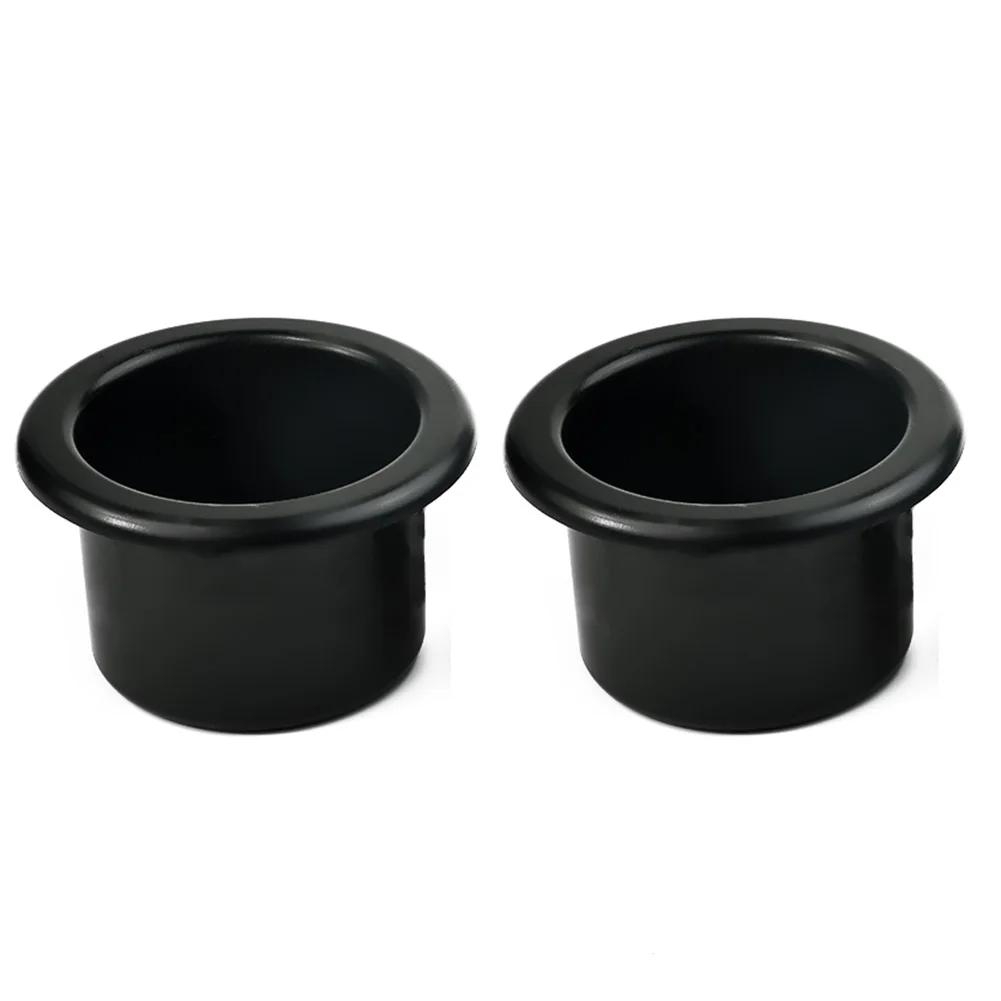 Drinks Car Cup Holder Plastic Seat Trailer Water Parts Recessed Replacement 2pcs Accessory Automotive Practical