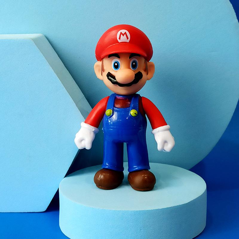 12Pcs/Set Super Mario Bros Pvc Action Figure Toys Dolls Model Set Luigi Yoshi Donkey Kong Mushroom  Holiday Gifts