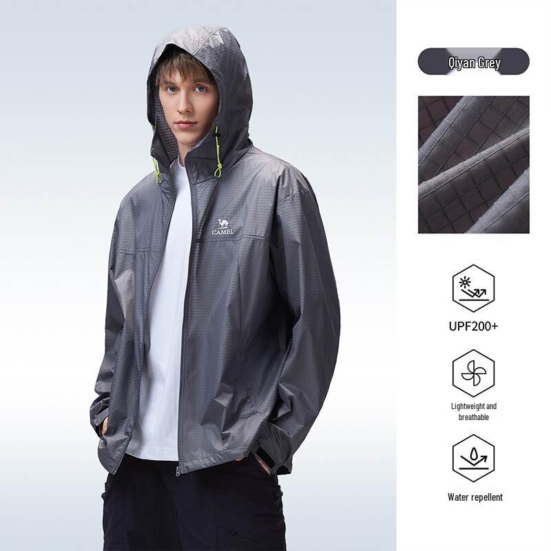 Camel Men's Outdoor Sun Protection Quick-Dry Jacket