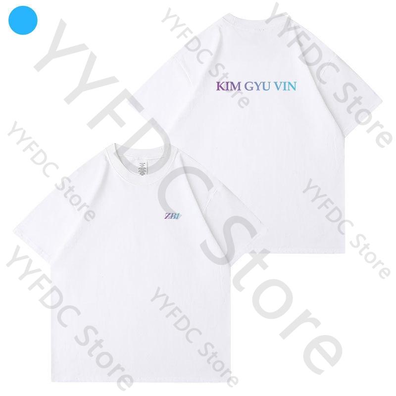 ZB1 T Shirt Kpop ZEROBASEONE Concert Same Fans Tshirt Summer High Quality Cotton Short Sleeve Tee Tops Unisex Women Loose Clothes