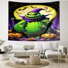 The Nightmare Before Christmas Print Tapestry - Portable Wall Decor Cloth, for Home, Dorm, Travel, Bedroom, Living Room - Ideal Birthday Housewarming 