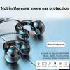 Wired Open Ear Headphones Earclip Air Conduction Music Earbuds Gaming Headset Earphones with Lavalier Microphone 3.5mm/Type-C