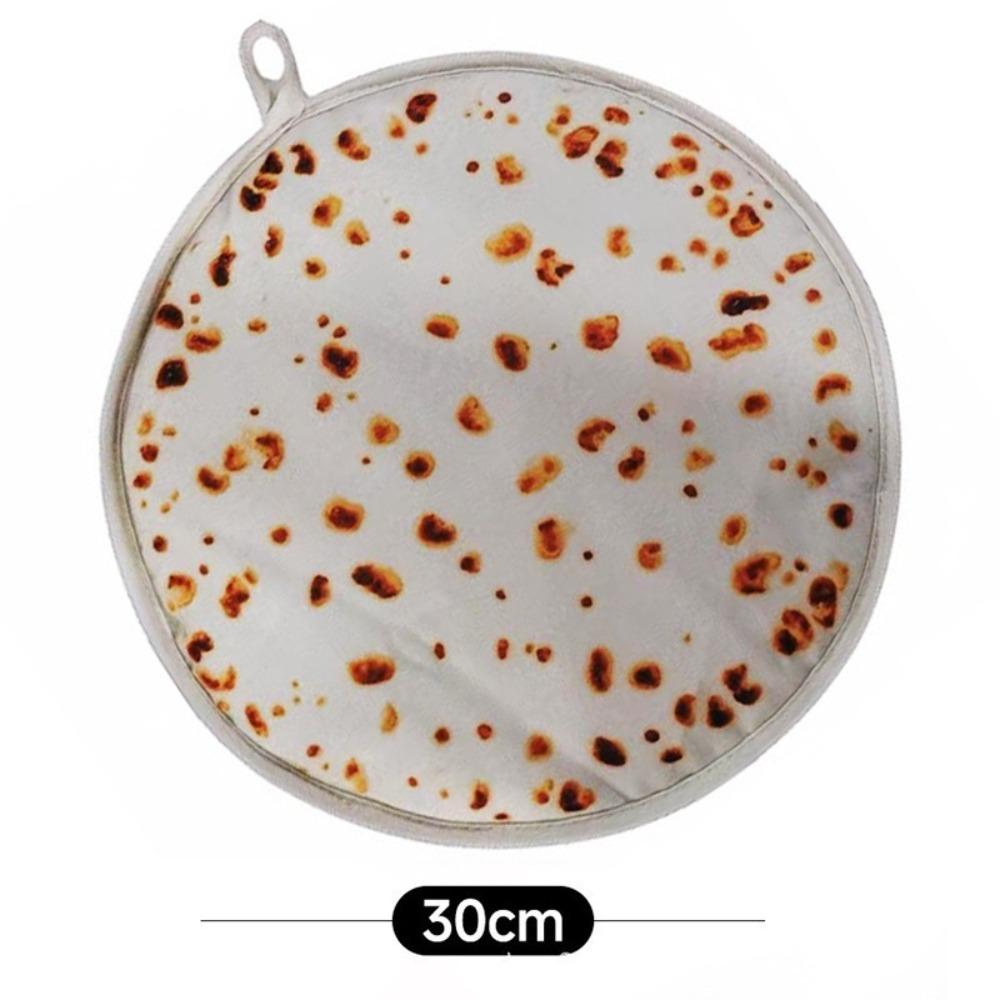 

Premium Food Grade Tortilla Warmer Pouch 12 Inch Size Round Shape Insulated Bag Heat Insulation Eco-Friendly Bento Bag Picnic