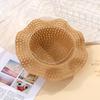 Hollow Out Baby Hats Large Brim Bucket Hat Cute Beach Hats  Summer