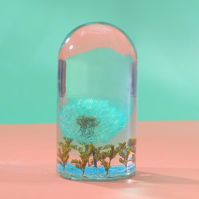 Light Resin Silicone Molds Cylinder Light Resin Mould for DIY Desktop Ornament Table Lamp Table Candle Home Decorations