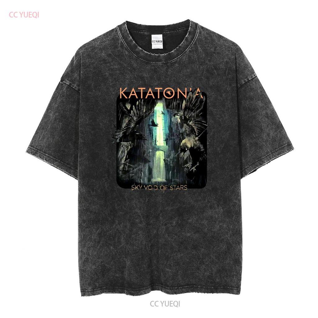 Katatonia SKY VOID OF STARS W 2023 US Tour Dates XL T Shirt METAL Vintage Washed Casual Stylish Slightly Versatile