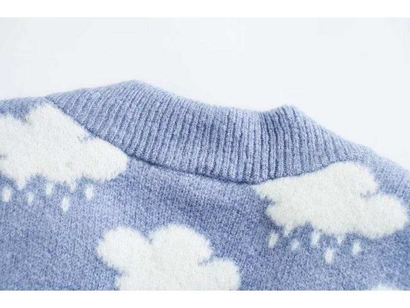 2024 Autumn Women's European & American-Style Fashion Jacquard Knit Vest - Simple & Versatile