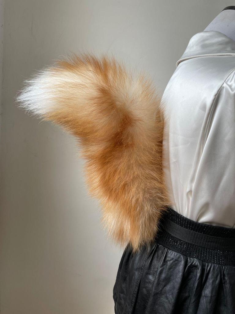 Fox Cat Teasing Cosplay Fur Tail - DIY Styling & Waist Decoration Props