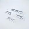 3D AWD T5 T6  Logo Emblem Badge Decal Car Sticker for Volvo S80 Car Stying  Glossy Black Emblem Nameplate Car Modification