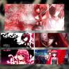 Sad Emotional Anime Eelfen Lied Mouse Pad Large Thick Desk Pad Stitched Edges Gaming Mouse Mat For Pc