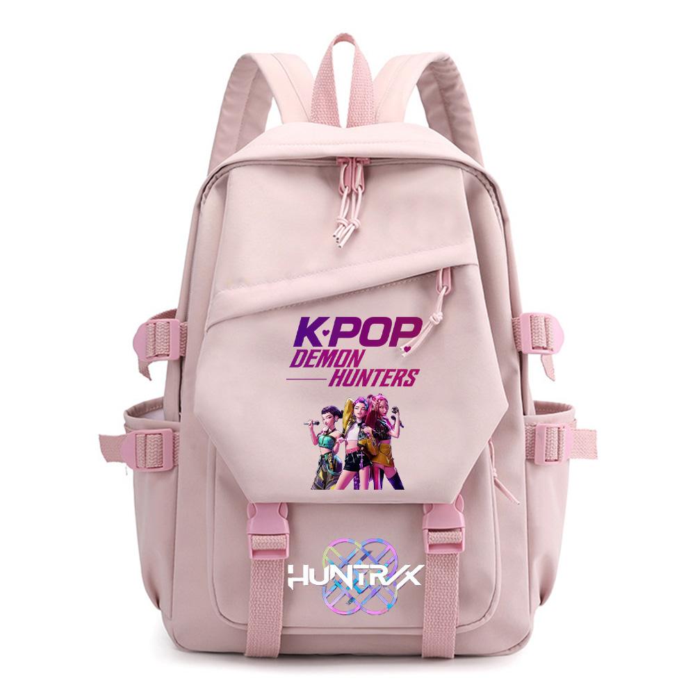 Rucsac Desene Animate Kpop Demon Hunters Imprimat pentru Adolescent Băiat Fată Ghiozdan Școlar Copii Elev Rucsac pentru Cărți Femei Geantă de Călătorie Copil Cadou Rucsac