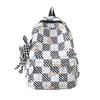 Schoolbag cute student backpack female, new ins simple large capacity nylon backpack fashion leisure commuter bag