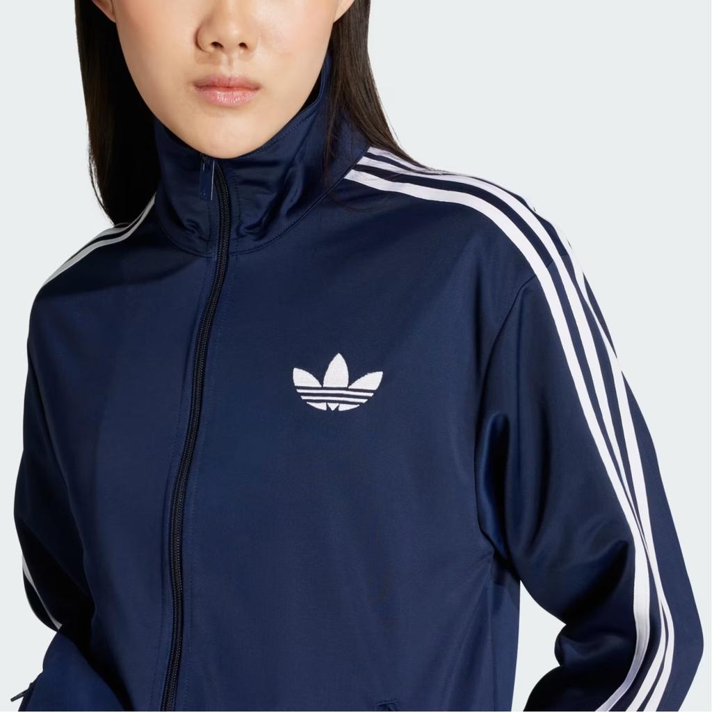 Adidas Originals Adicolor Classics Firebird Full Zip Stand Collar Long Sleeve Loose Jacket Women Jacket Night-Indigo KD2523