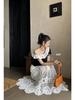 2025 Bohemian Crochet High Waist Big Hem Lace Skirt