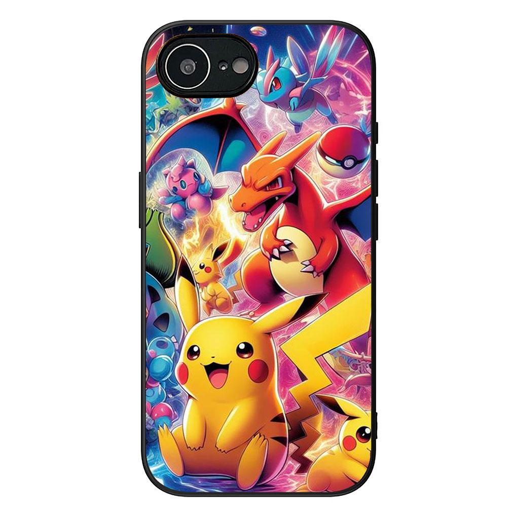 P-Pikachus P-Pokemons GO Eevees Phone Cover for Samsung Galaxy A05 A06 A14 A50 A51 A52 A12 A13 A23 A70 A07 A25 A26 M53 A56 Case