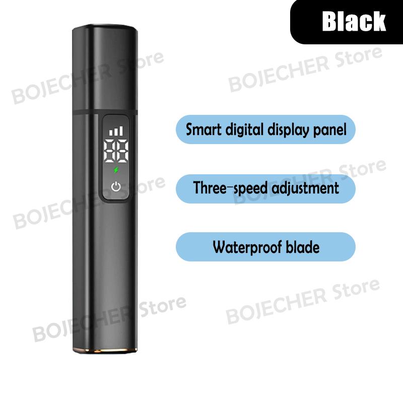 Electric Nose Hair Trimmer Rechargeable Mini Portable Painless Nose Hair Clipper Ear Trimmer With Waterproof Blade For Man Women