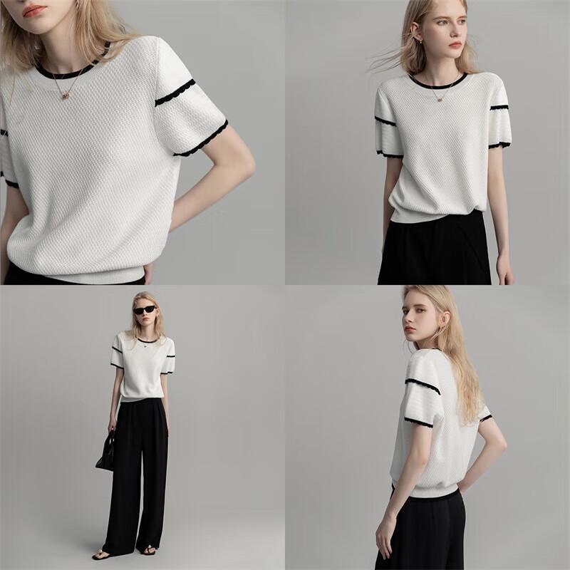 DME Women's Ultra Soft Ice Silk Knitted Top